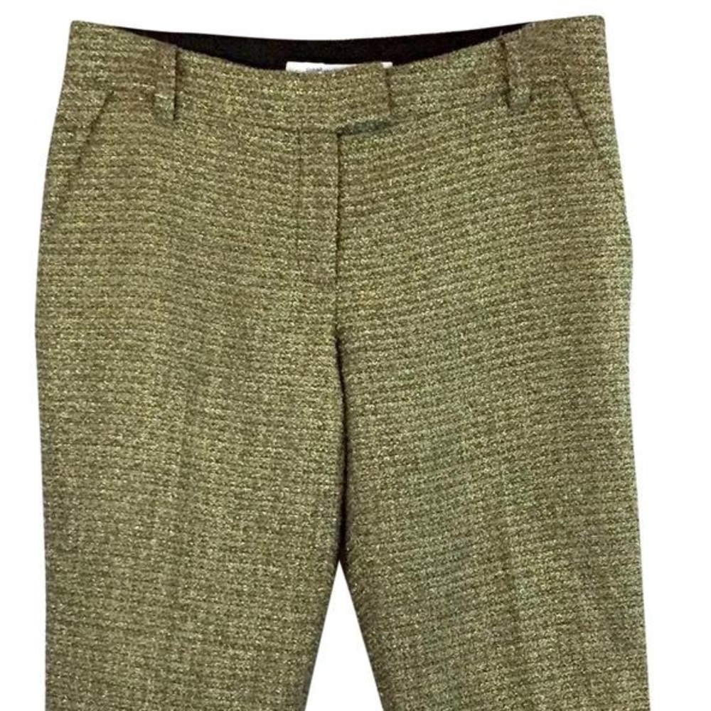 Diane Von Furstenburg mid rise crop potter pants